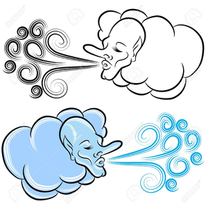 Wind Tree Clipart Image