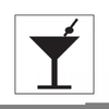 Martini Glasses Clipart Image