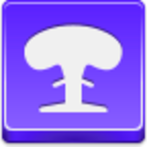 Free Violet Button Nuclear Explosion Image