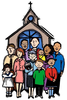 Church Congregation Clipart Image