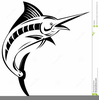 Clipart Of Blue Marlins Image