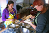 People Making Tamales Image