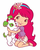 Strawberry Shortcake Princess Clipart Image