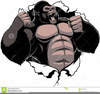 Angry Gorilla Clipart Image