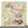 Bridal Tea Party Clipart Image