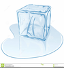 Ice Cube Illustration Clipart Image