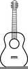 Clipart Guitar Outline Image
