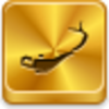 Free Gold Button Aladdin Lamp Image