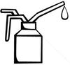 Stock Vector Spout Oiler Can Applicator Image