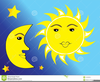 Celestial Sun Clipart Image