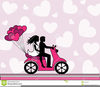 Couple Riding Clipart Image