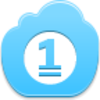 Free Blue Cloud Coin Image