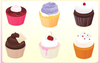 Free Vector Cupcakes Image