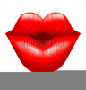 Puckered Lips Clipart Image