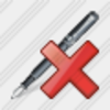 Icon Feather Pen Delete Image