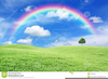 Clipart In Rainbow Sky Image