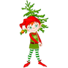 Cute Christmas Tree Clipart Image