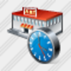 Icon Grocery Shop Clock Image