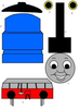 Thomas Adn Friends Clipart Image