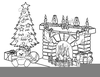 Victorian Christmas Clipart Template Image