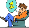 Falling Asleep Clipart Image