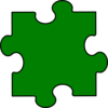 Green Puzzle Piece Clip Art