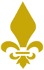 Stretched Fleur De Lis Clip Art