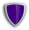 Purple Security Shield Clip Art