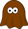 Brown Ghost Clip Art