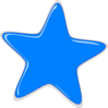 Blue Star Clip Art