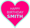 Smith Bday14 Clip Art