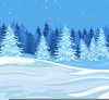Tree In Winter Clipart Image