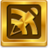 Blog Writing Button Icon Image