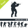 Soldier Clipart Silhouette Image