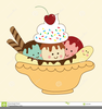 Clipart Banana Split Sundae Image