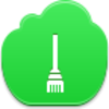 Free Green Cloud Broom Image