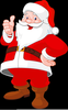 Santa Claus Face Clipart Image