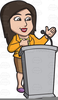 Free Clipart Public Speaker Image