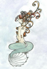 Art Nouveau Mermaid Image