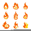 Free Flame Clipart Vector Image