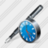 Icon Feather Pen Clock Image