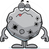 Cartoon Asteroid Clipart Image