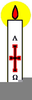 Paschal Candle Clipart Image