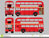 Red Double Decker Bus Clipart Image