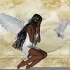 African American Angels Clipart Image