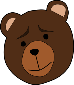 Concerned Bear Clip Art