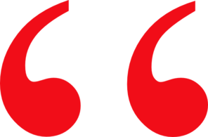 Red Quotation Marks Clip Art