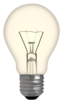 Light Bulb 10% Lit Clip Art