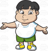 Clipart Bw Child Body Image