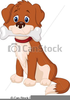 Cute Dog Bone Clipart Image